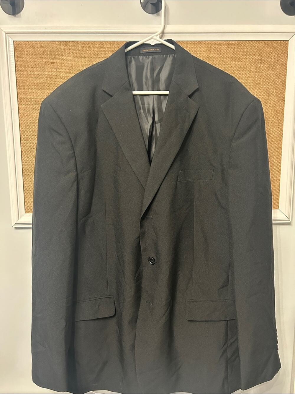 Source Unknown Black Men's Single-Breasted Blazer